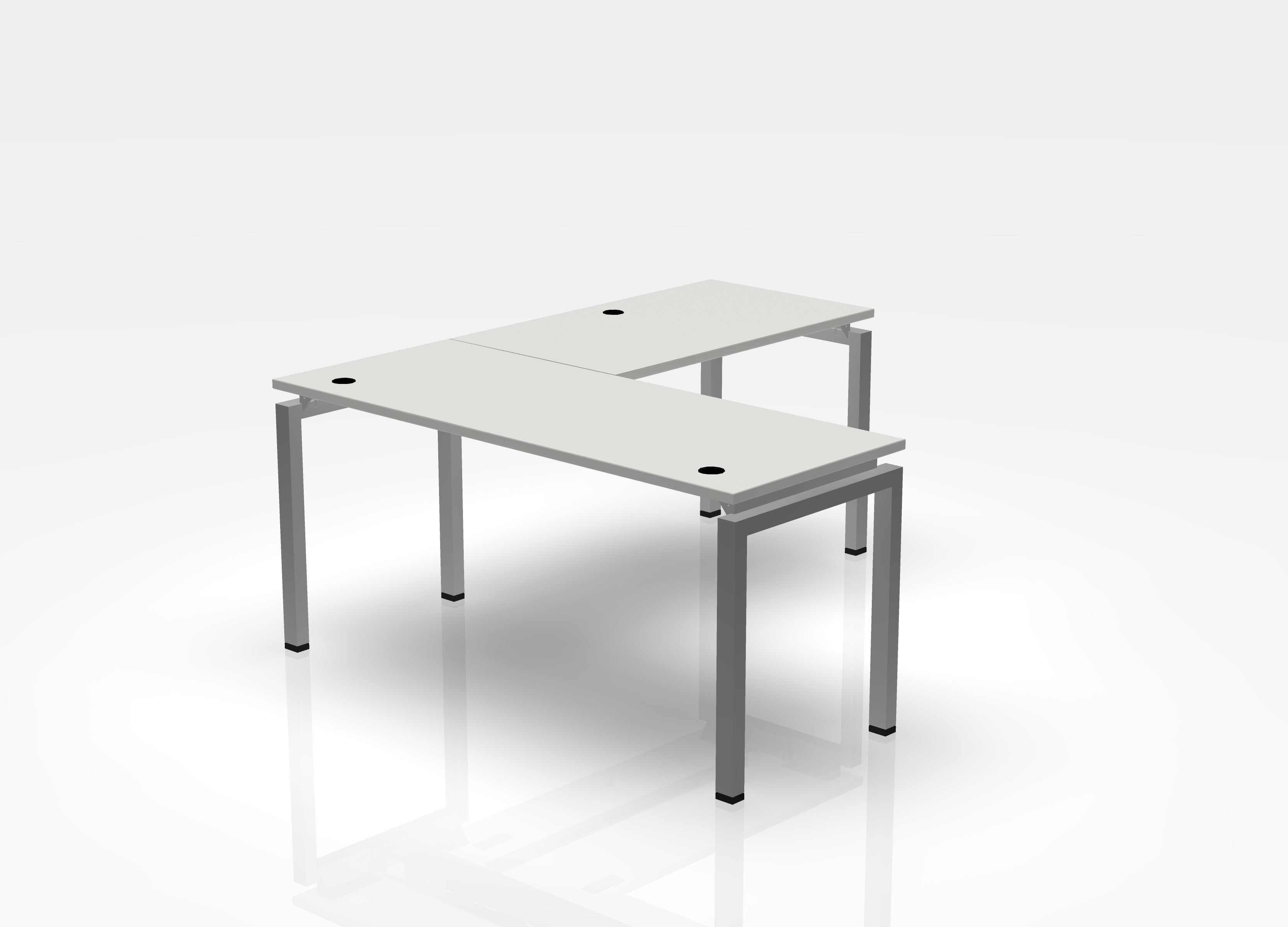 Blade Desk L-Shape - Left Return