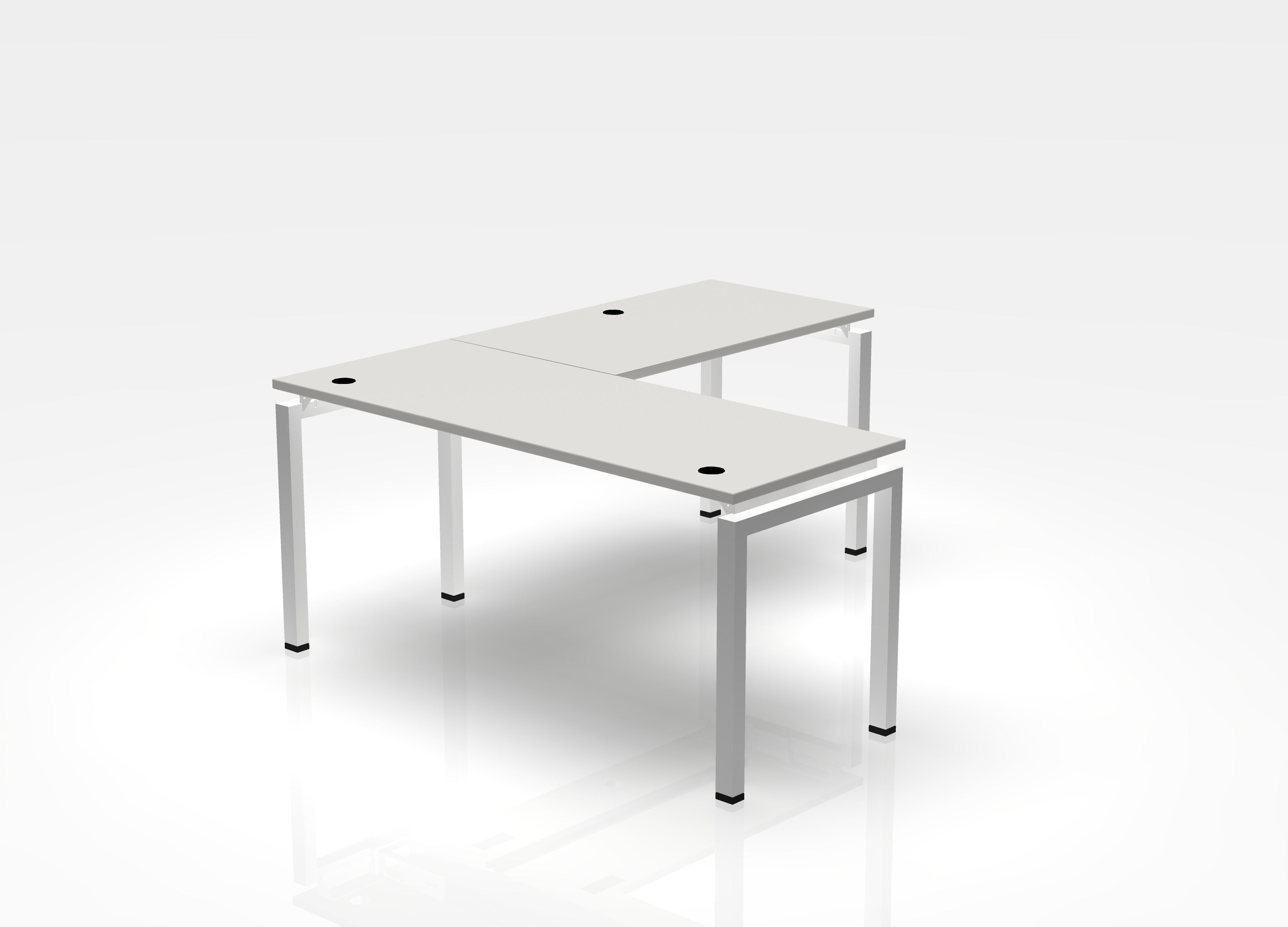 Blade Desk L-Shape - Left Return