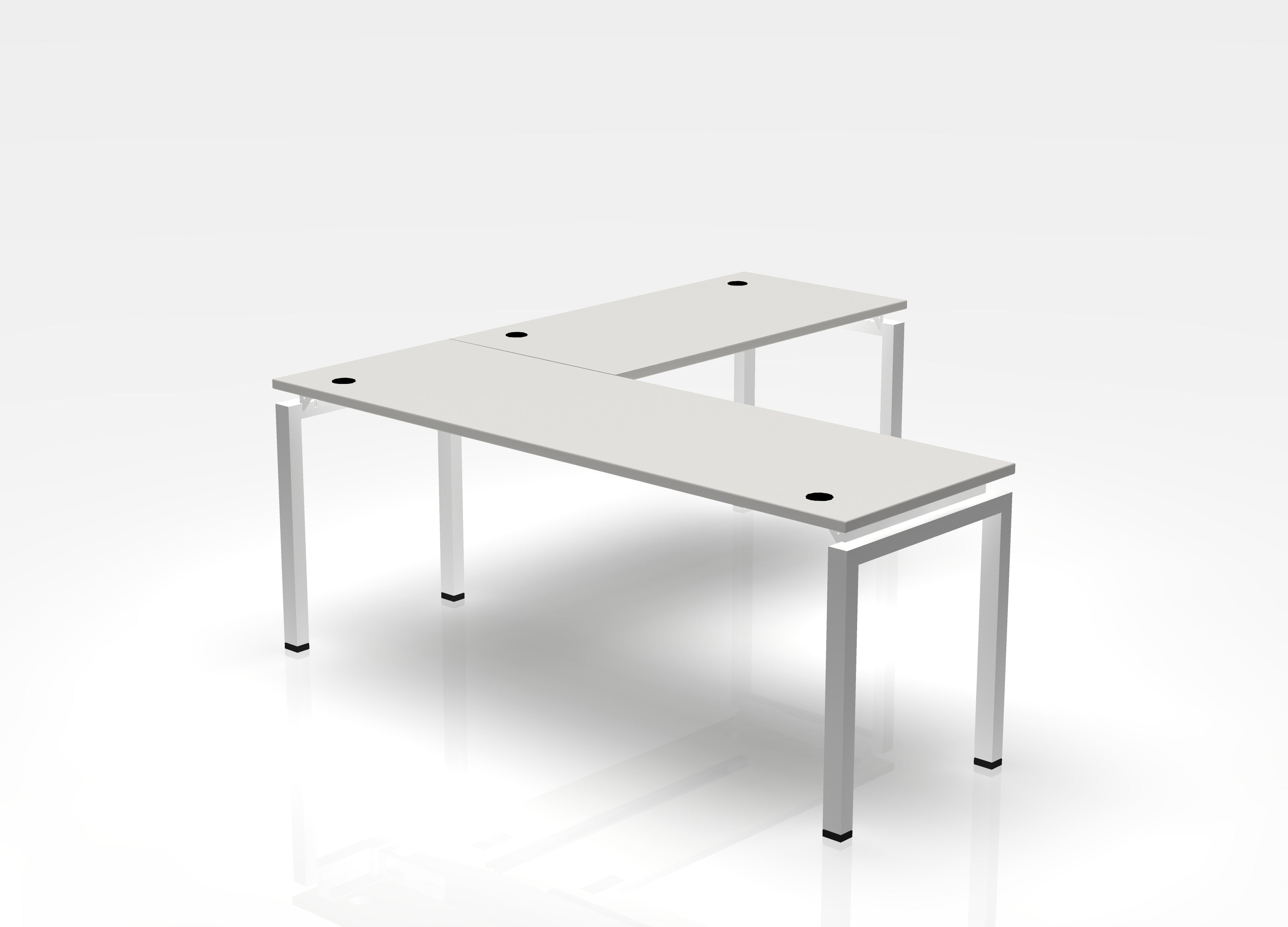 Blade Desk L-Shape - Left Return