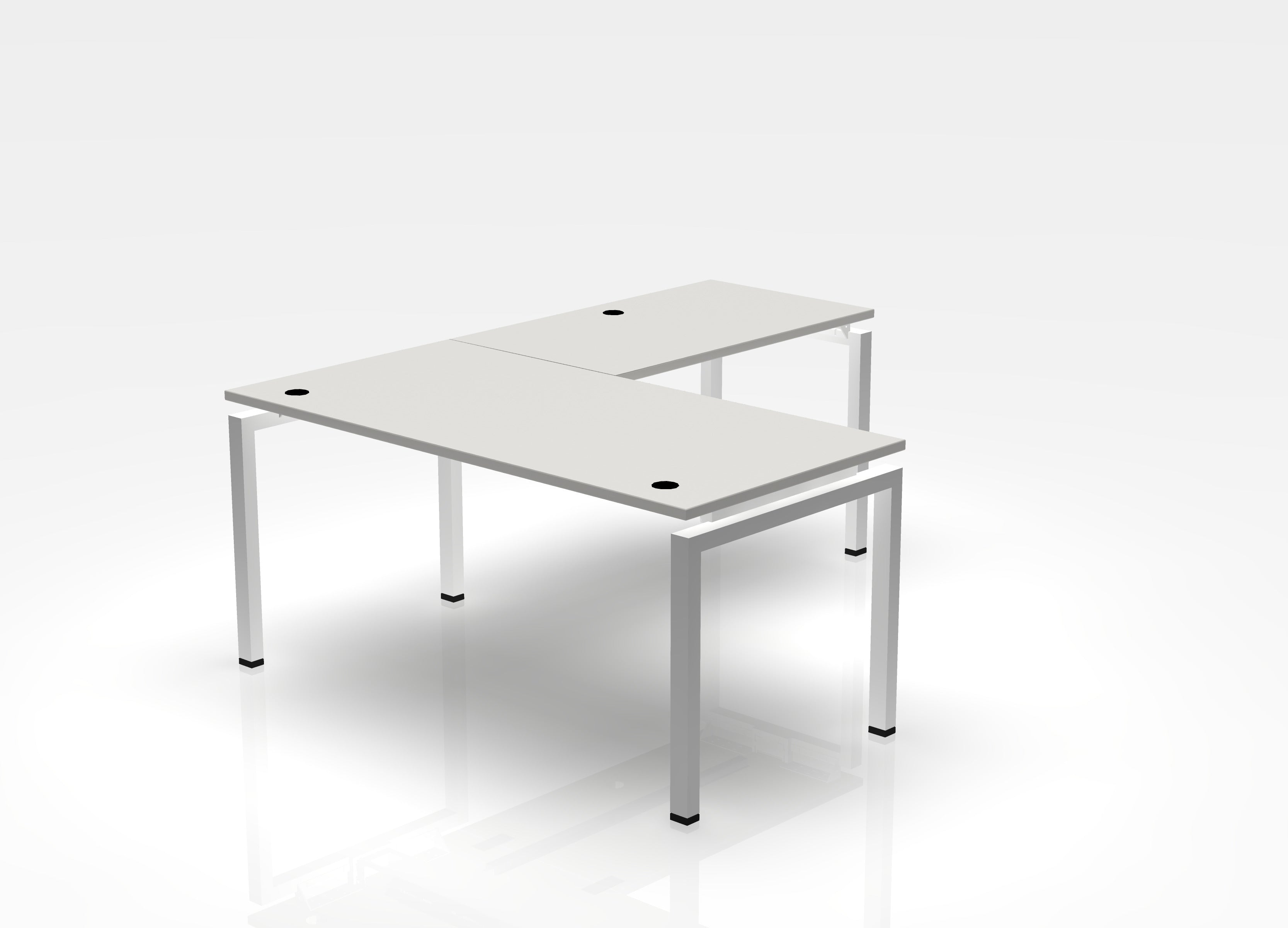 Blade Desk L-Shape - Left Return