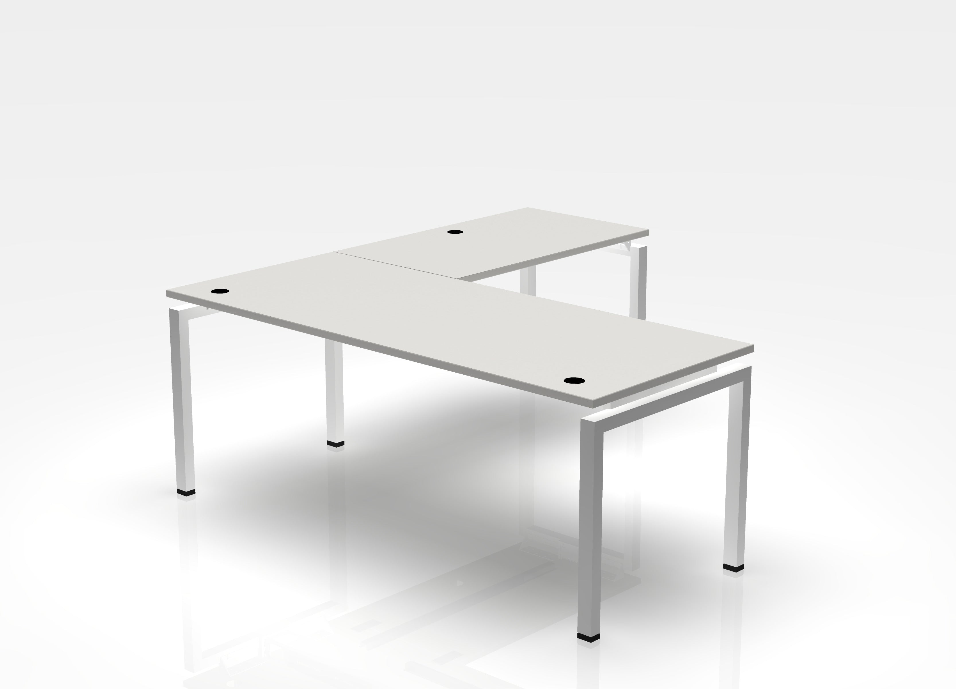 Blade Desk L-Shape - Left Return