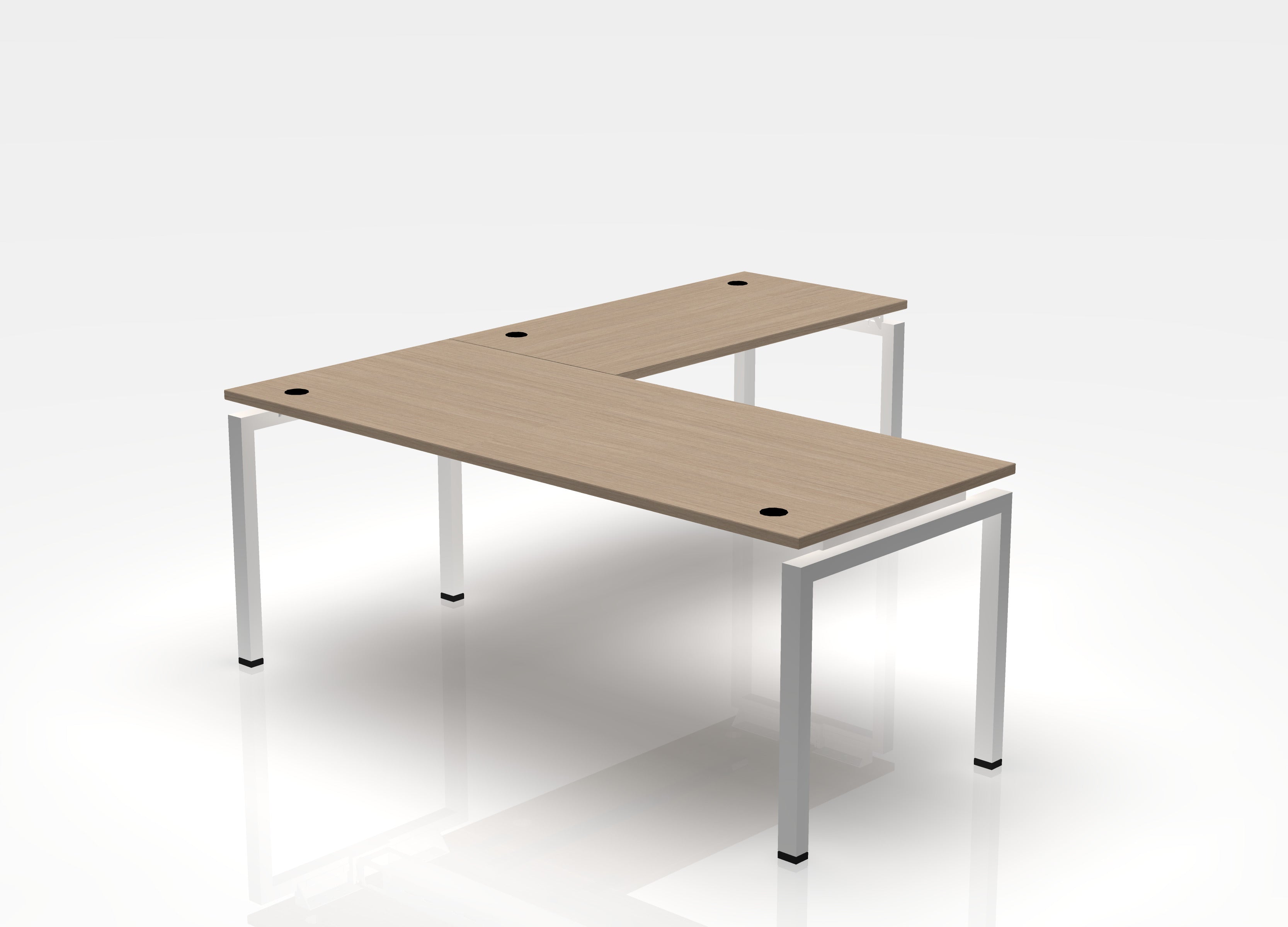 Blade Desk L-Shape - Left Return