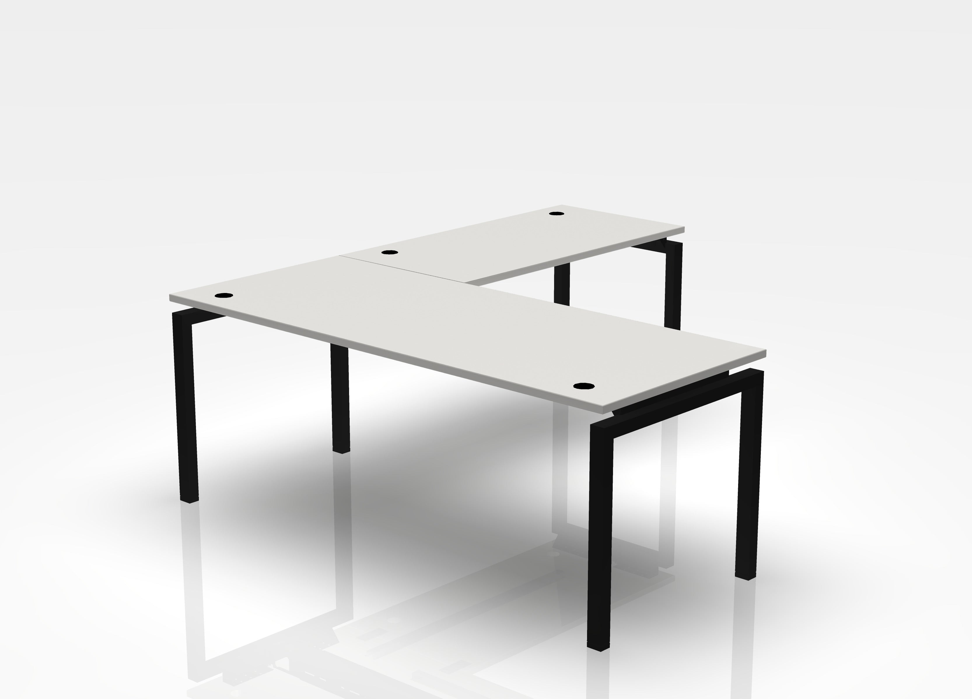 Blade Desk L-Shape - Left Return